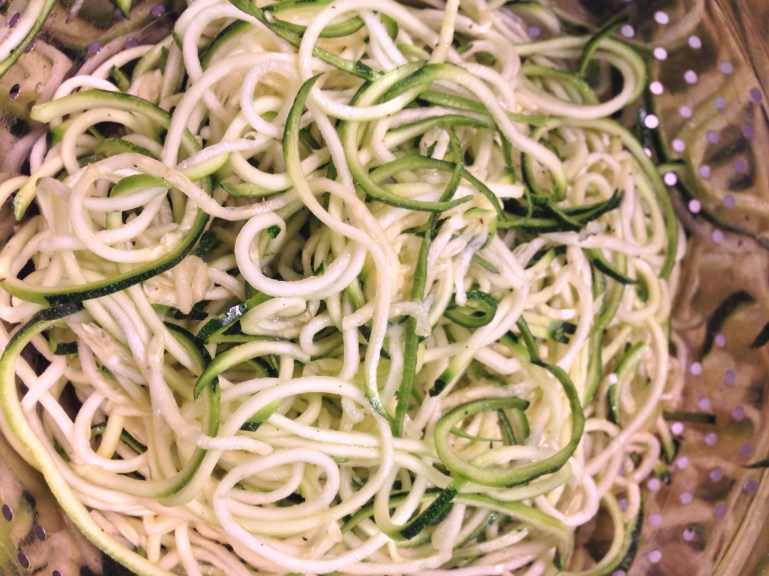 Zucchini Noodles! Oh the wonder. Oh the beauty!